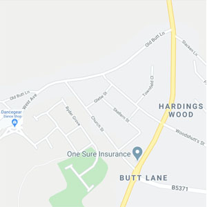 DANCEGEAR LOCATION MAP